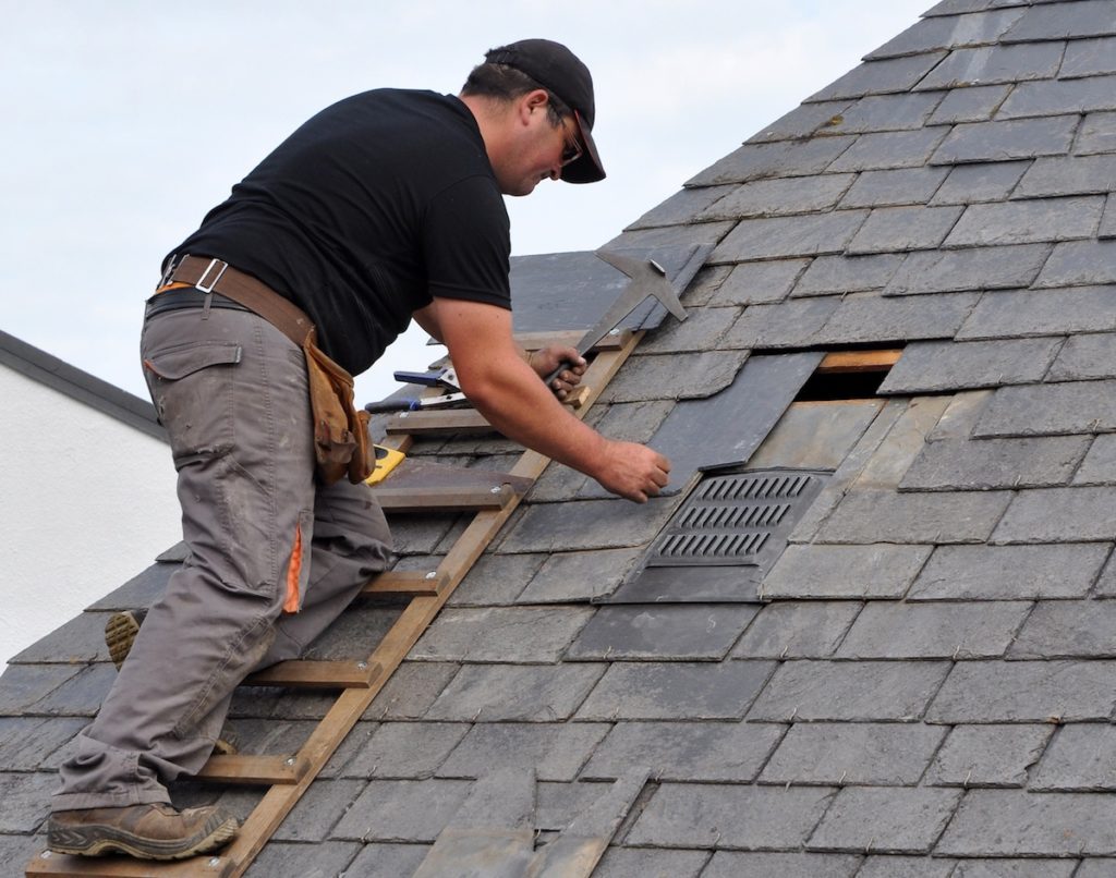 repairing the roof