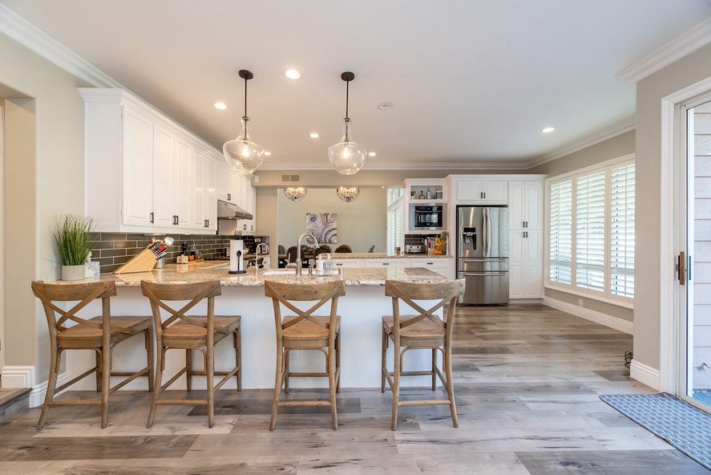 Redesigned kitchen