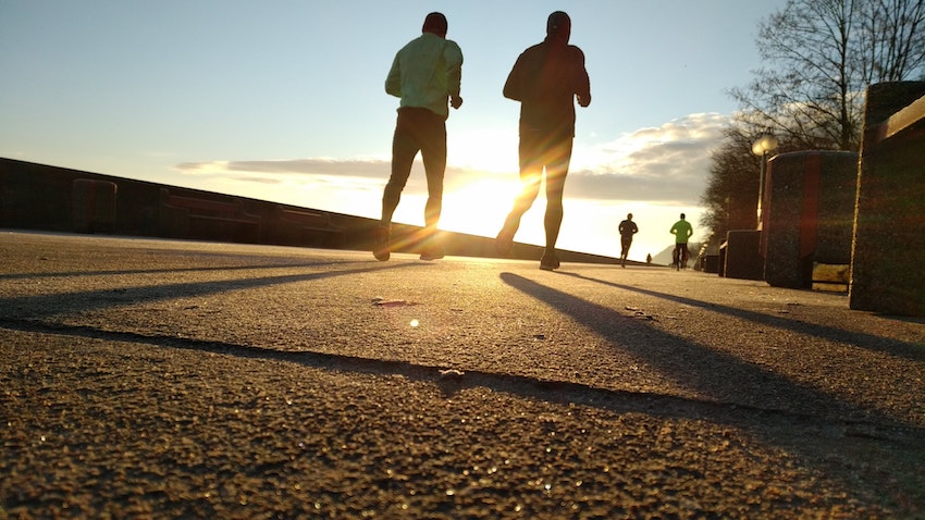 running to stay active while social distancing