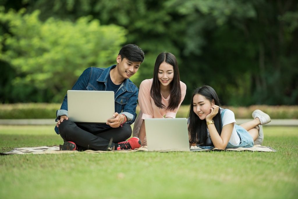 Bethesda students studying